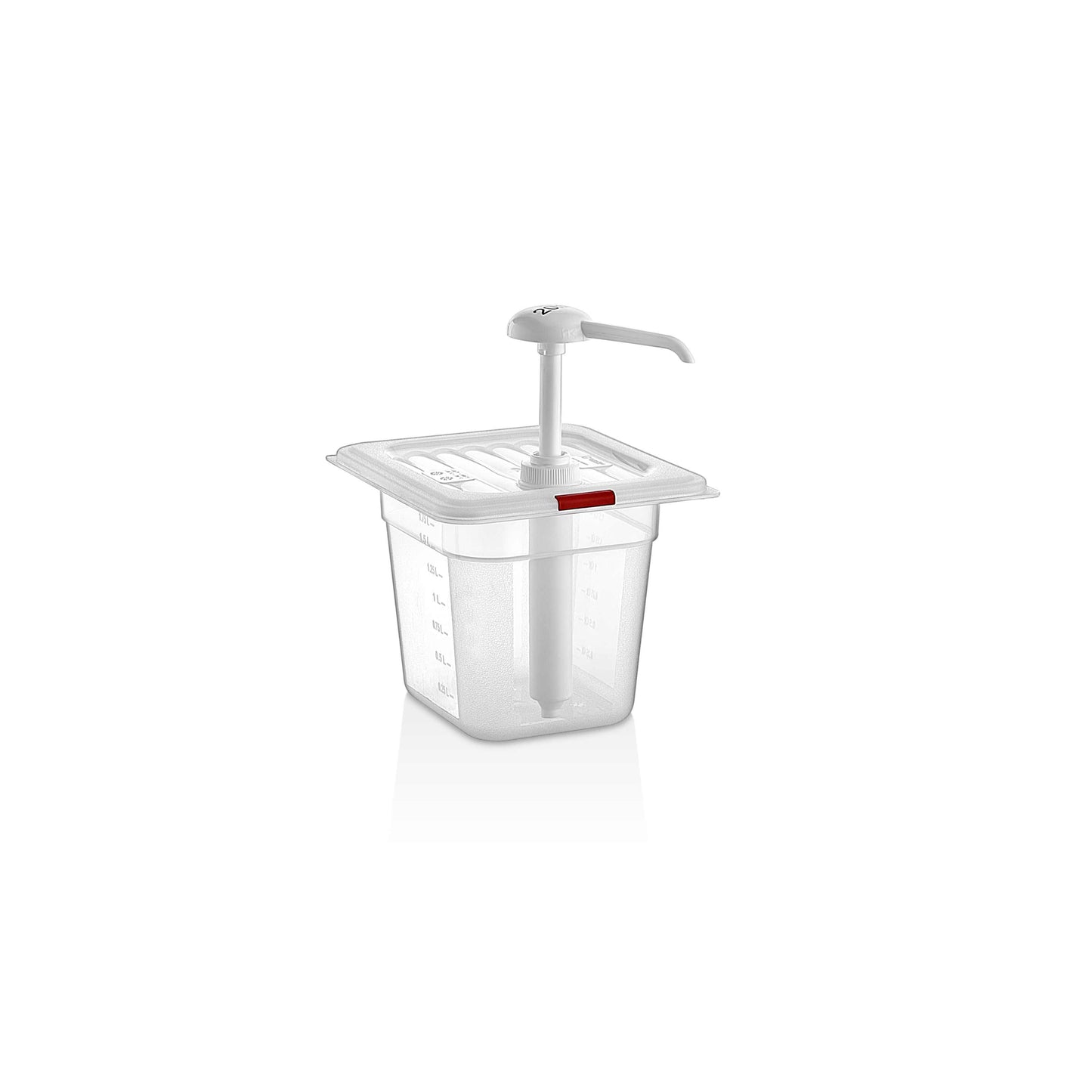 Saucenspender transparent, 2 Liter