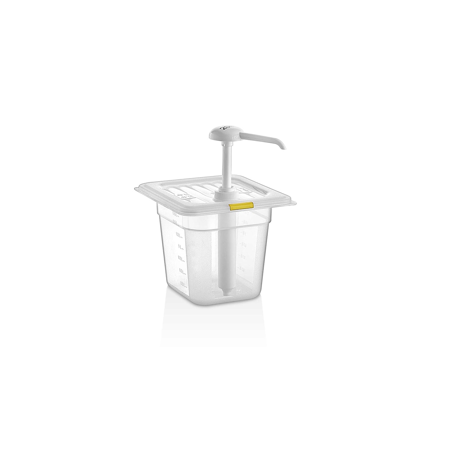 Saucenspender transparent, 2 Liter