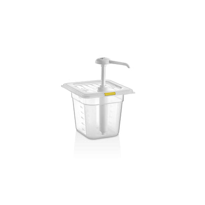 Saucenspender transparent, 2 Liter