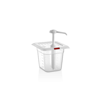 Saucenspender transparent, 2 Liter