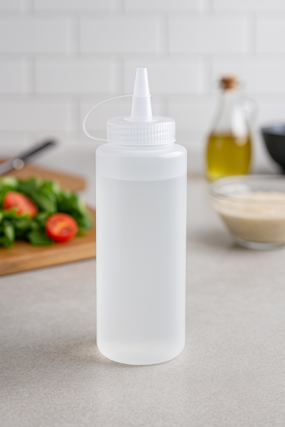 Saucenflasche/Quetschflasche mit Deckel- 8er Pack