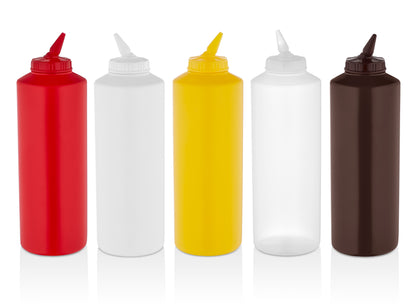 Saucenflasche rotierbare Spitze