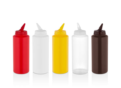 Saucenflasche rotierbare Spitze