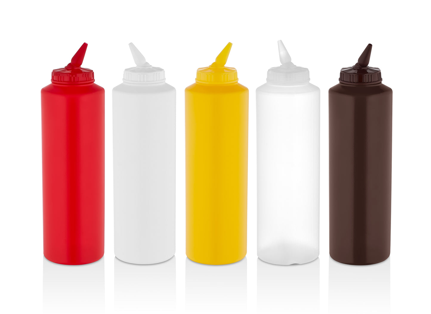 Saucenflasche rotierbare Spitze