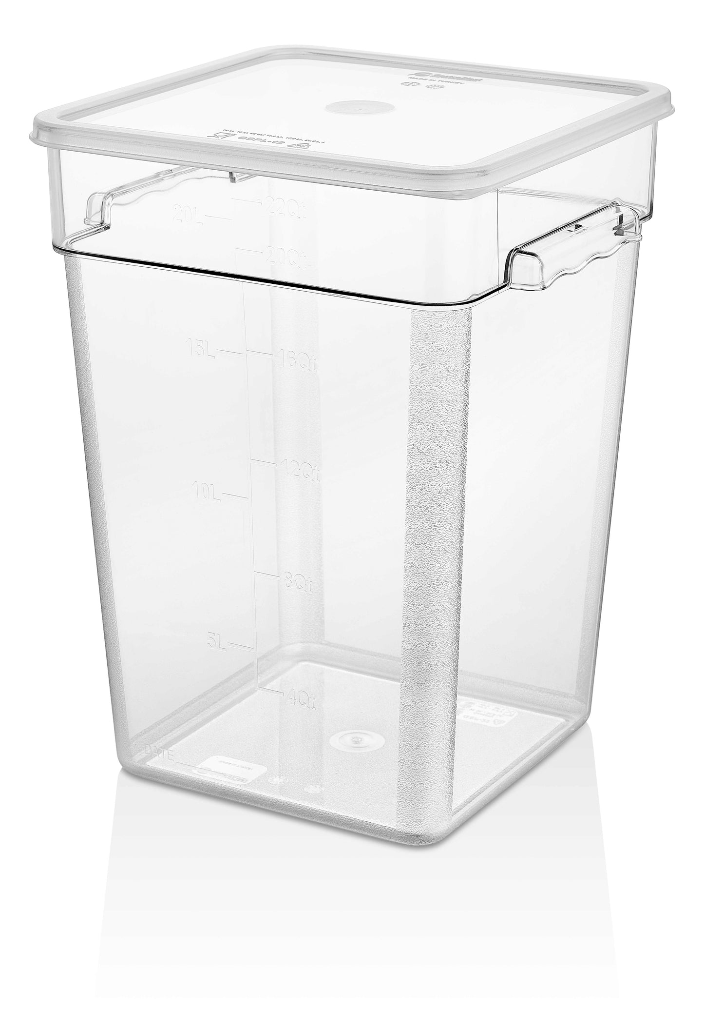 Aufbewahrungsbehälter, Lebensmittelbehälter mit Deckel (Polycarbonat)