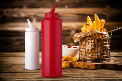 Saucenflasche rotierbare Spitze